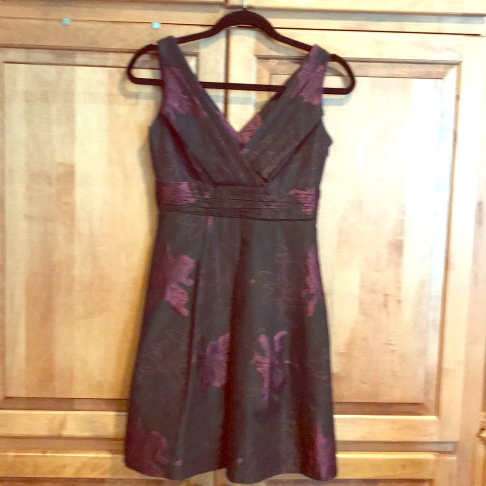 Elie Tahari Jaquard Fit and Flare Cocktail Dress